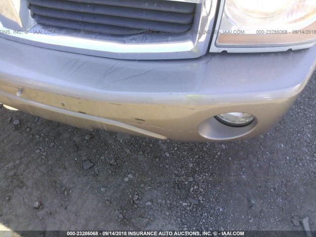 1D4HB48N55F605417 - 2005 DODGE DURANGO SLT BROWN photo 6