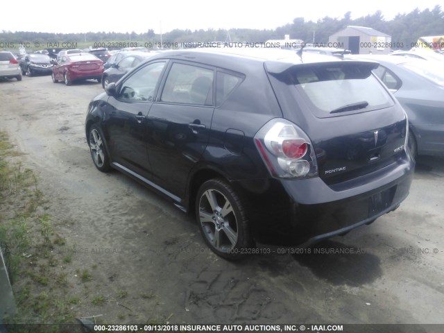 5Y2SN67059Z408568 - 2009 PONTIAC VIBE GT BLACK photo 3