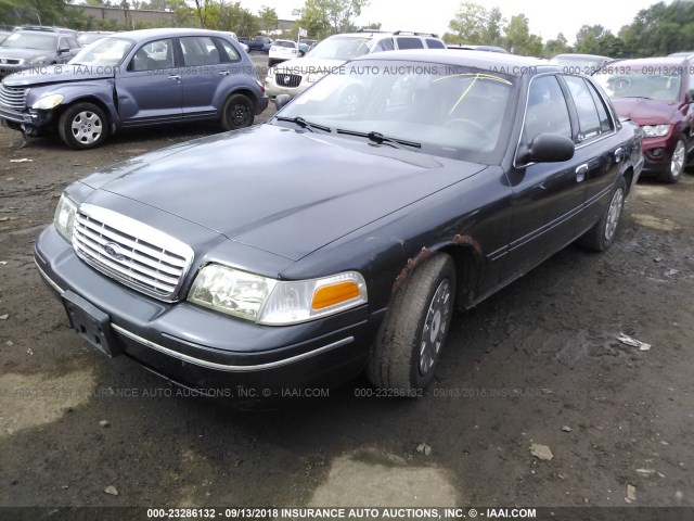 2FAFP71W24X154904 - 2004 FORD CROWN VICTORIA POLICE INTERCEPTOR GRAY photo 2