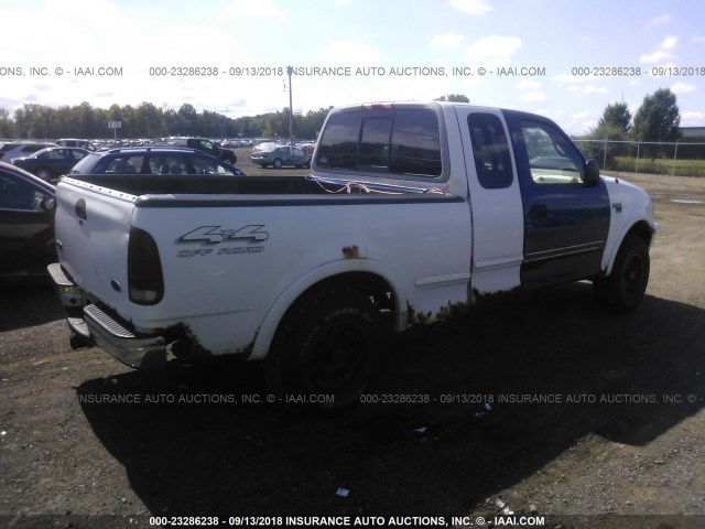 1FTZX18W7WNB43203 - 1998 FORD F150 WHITE photo 4