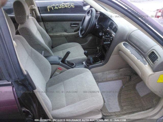 4S3BH675516661611 - 2001 SUBARU LEGACY OUTBACK AWP 栗色 照片 5