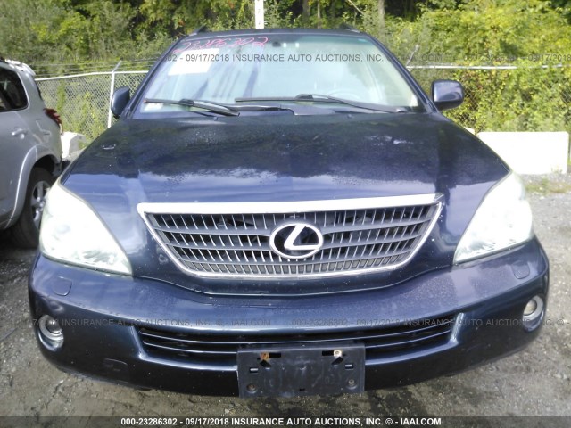 JTJHW31U860043575 - 2006 LEXUS RX 400 BLUE photo 6