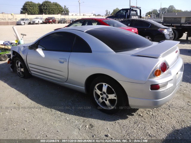 4A3AC44G34E061102 - 2004 MITSUBISHI ECLIPSE GS SILVER photo 3