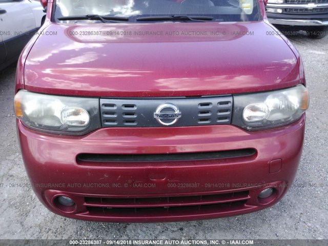 JN8AZ28R99T121652 - 2009 NISSAN CUBE S/SL RED photo 6