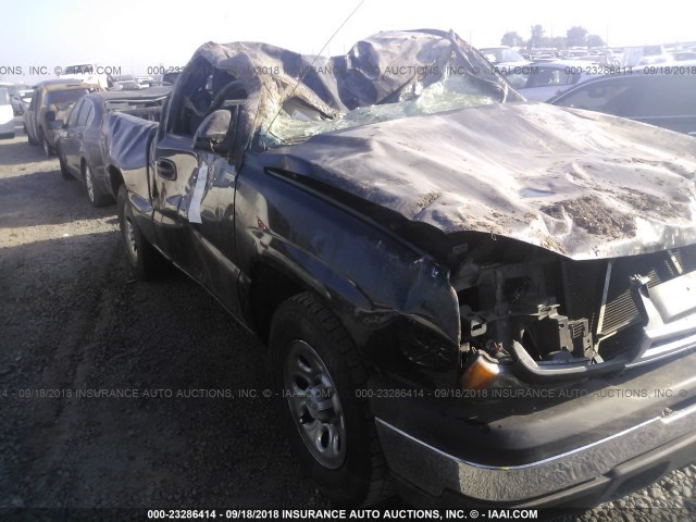 1GCEC14X97Z174651 - 2007 CHEVROLET SILVERADO C1500 CLASSIC BLACK photo 1