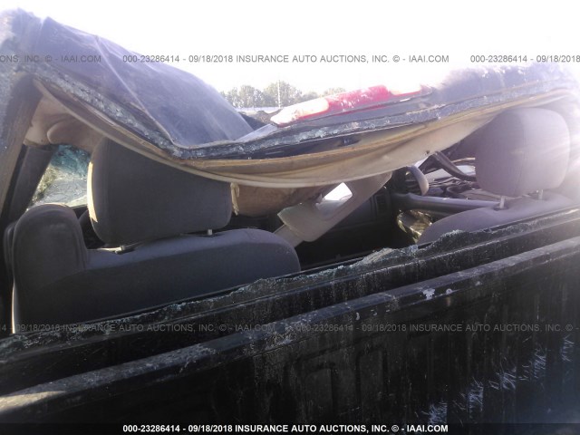 1GCEC14X97Z174651 - 2007 CHEVROLET SILVERADO C1500 CLASSIC BLACK photo 8