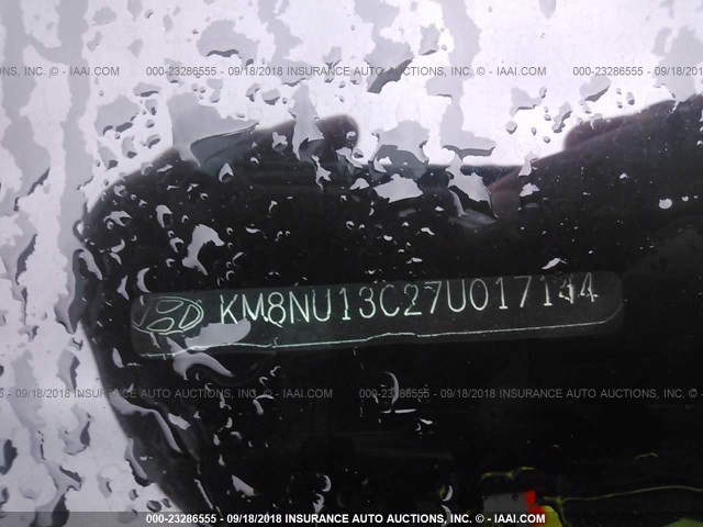 KM8NU13C27U017144 - 2007 HYUNDAI VERACRUZ GLS/SE/LIMITED BLACK photo 9