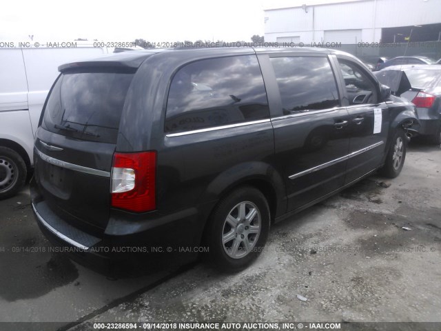 2C4RC1BG5CR416716 - 2012 CHRYSLER TOWN & COUNTRY TOURING GRAY photo 4