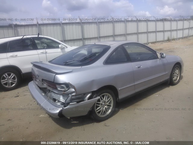 JH4DC436X1S000186 - 2001 ACURA INTEGRA GS SILVER photo 4