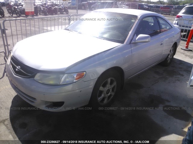 2T1CF28P3YC402539 - 2000 TOYOTA CAMRY SOLARA SE/SLE Gümüş foto 2