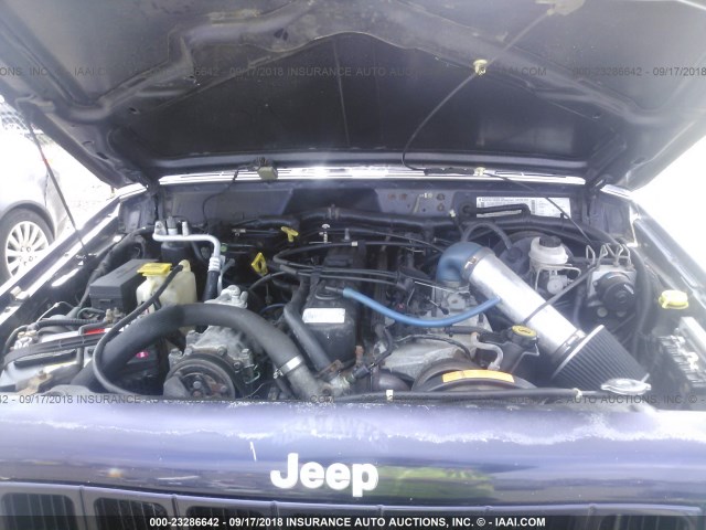 1J4FJ68S6WL178075 - 1998 JEEP CHEROKEE SPORT/CLASSIC იასამნისფერი ფოტო 10