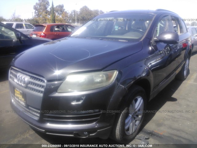 WA1AY74L38D038072 - 2008 AUDI Q7 3.6 QUATTRO GRAY photo 2