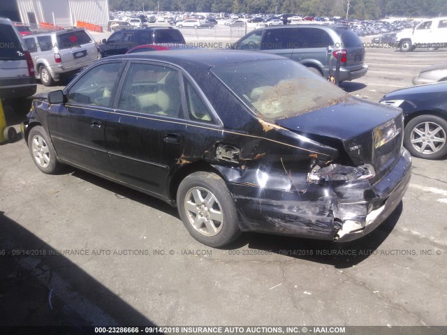 4T1BF28B52U224428 - 2002 TOYOTA AVALON XL/XLS BLACK photo 3