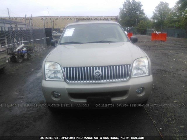 4M2DU86W95ZJ11305 - 2005 MERCURY MOUNTAINEER  GOLD photo 6