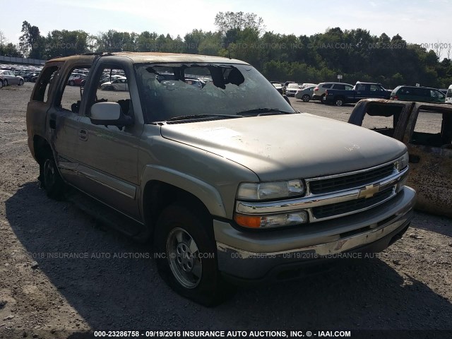 1GNEK13Z32J212461 - 2002 CHEVROLET TAHOE K1500 TAN photo 1