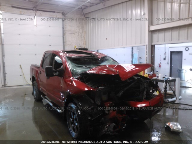 1N6AA0EC9DN310349 - 2013 NISSAN TITAN S/SV/SL/PRO-4X RED photo 6