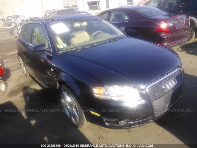 WAUKF78E77A164976 - 2007 AUDI A4 2.0T AVANT QUATTRO BLACK photo 1