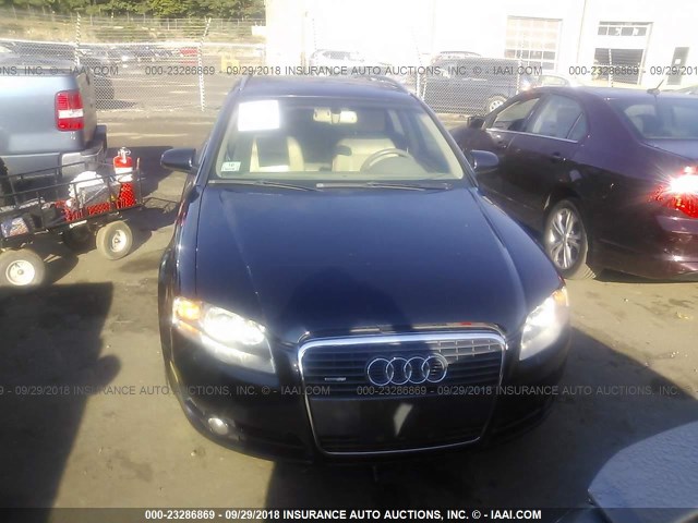 WAUKF78E77A164976 - 2007 AUDI A4 2.0T AVANT QUATTRO BLACK photo 6