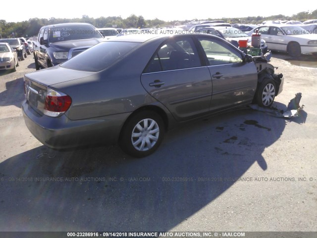 4T1BE32K26U729060 - 2006 TOYOTA CAMRY LE/XLE/SE Сұр фото 4