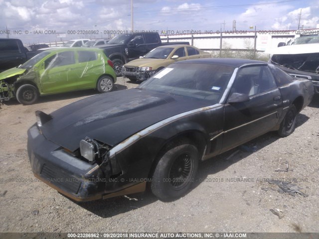 1G2AW87H4DL217895 - 1983 PONTIAC FIREBIRD TRANS AM BLACK photo 2