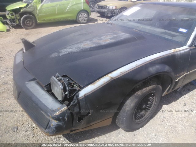 1G2AW87H4DL217895 - 1983 PONTIAC FIREBIRD TRANS AM BLACK photo 6