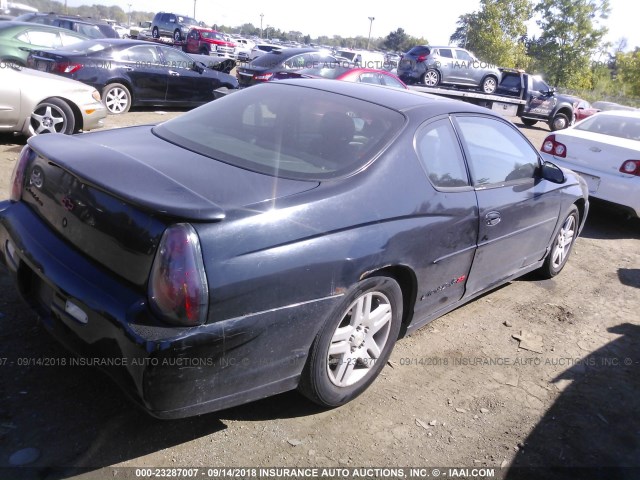 2G1WX12K1Y9218680 - 2000 CHEVROLET MONTE CARLO SS შავი ფოტო 4