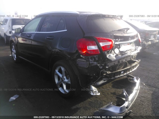 WDCTG4EB1JJ472594 - 2018 MERCEDES-BENZ GLA 250 BLACK photo 3