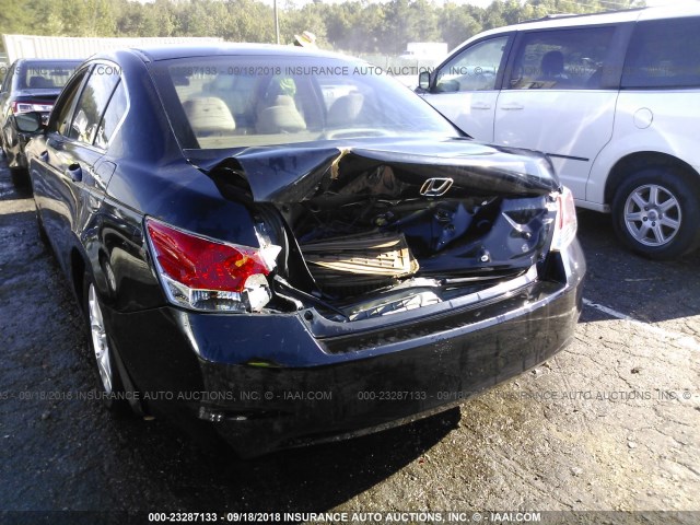 1HGCP26408A022473 - 2008 HONDA ACCORD LXP BLACK photo 6