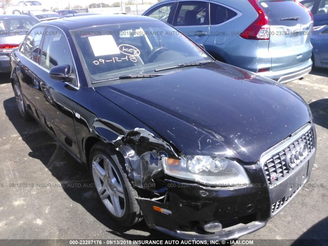 WAUDF78E88A016460 - 2008 AUDI A4 2.0T QUATTRO BLACK photo 1