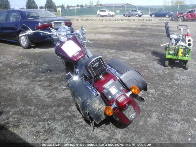 5CDCNB512YG002534 - 2000 INDIAN MOTORCYCLE CO. CHIEF BURGUNDY photo 3