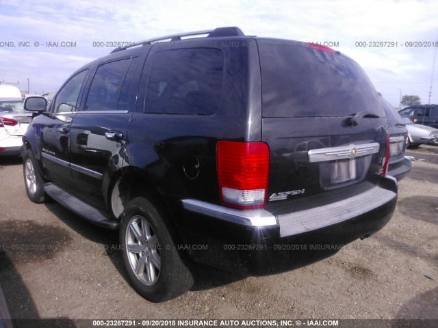 1A8HX58P47F572881 - 2007 CHRYSLER ASPEN LIMITED BLACK photo 3