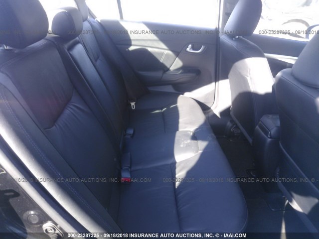 2HGFB2F96EH558834 - 2014 HONDA CIVIC EXL 黑色 照片 8