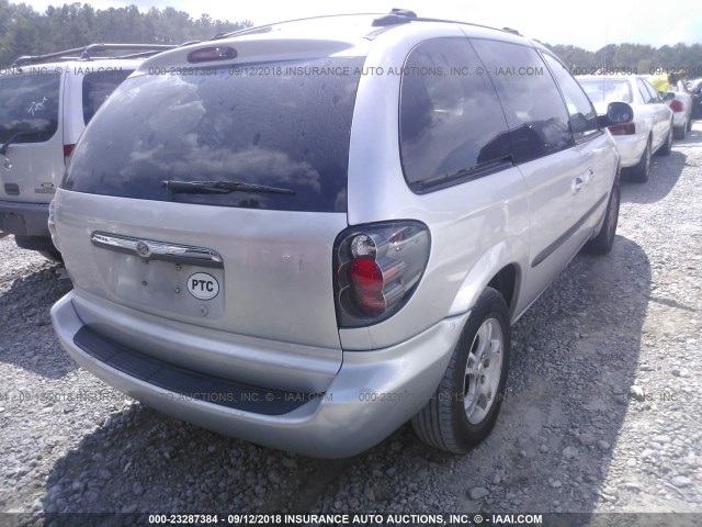 1C4GP45R54B585547 - 2004 CHRYSLER TOWN & COUNTRY  SILVER photo 4