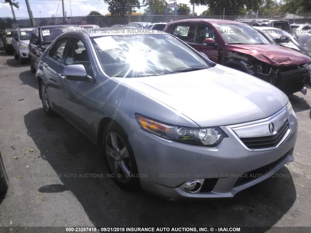 JH4CU2F67CC000054 - 2012 ACURA TSX TECH Light Blue photo 1