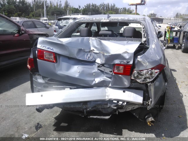 JH4CU2F67CC000054 - 2012 ACURA TSX TECH Light Blue photo 6