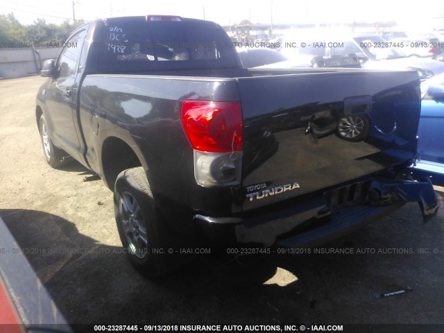 5TFJV52137X001928 - 2007 TOYOTA TUNDRA BLACK photo 3