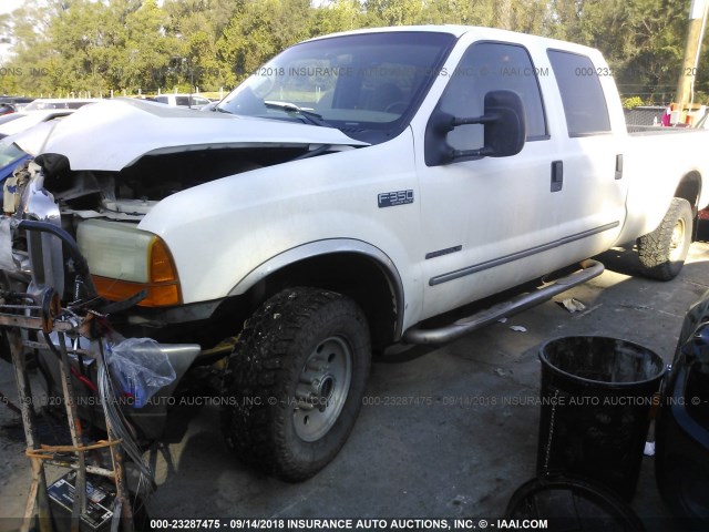 1FTSW31F1XEE88643 - 1999 FORD F350 SRW SUPER DUTY WHITE photo 2