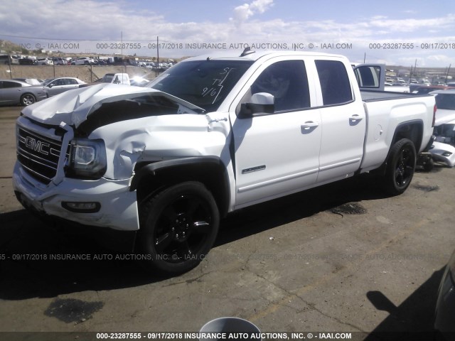 1GTV2LEC9GZ296596 - 2016 GMC SIERRA K1500 WHITE photo 2