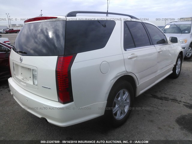 1GYDE637X40129975 - 2004 CADILLAC SRX WHITE photo 4