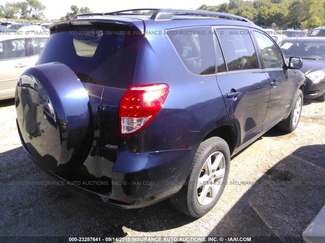 JTMBK31V365003369 - 2006 TOYOTA RAV4 LIMITED BLACK photo 4