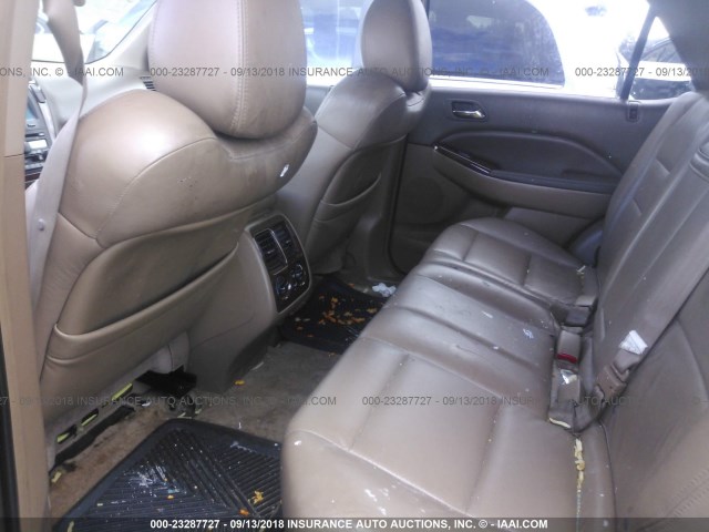 2HNYD18703H509286 - 2003 ACURA MDX TOURING GOLD photo 8