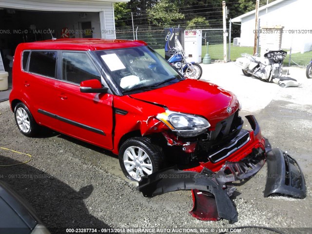 KNDJT2A64D7533184 - 2013 KIA SOUL +/!/SPORT RED photo 1