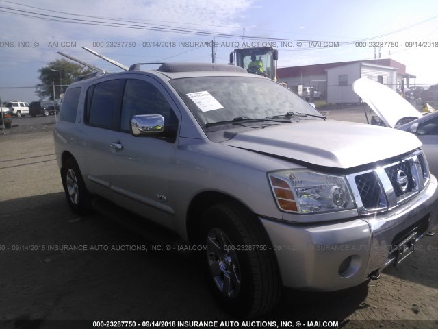 5N1BA08C87N715587 - 2007 NISSAN ARMADA SE/LE SILVER photo 1