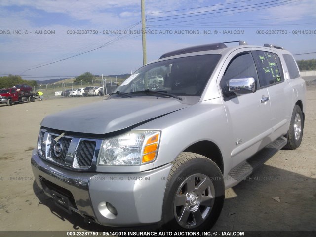 5N1BA08C87N715587 - 2007 NISSAN ARMADA SE/LE SILVER photo 2