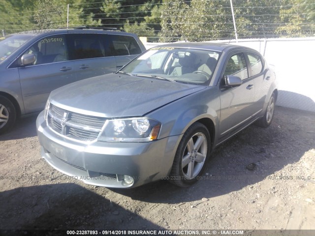 1B3LD76M58N694320 - 2008 DODGE AVENGER R/T GRAY photo 2