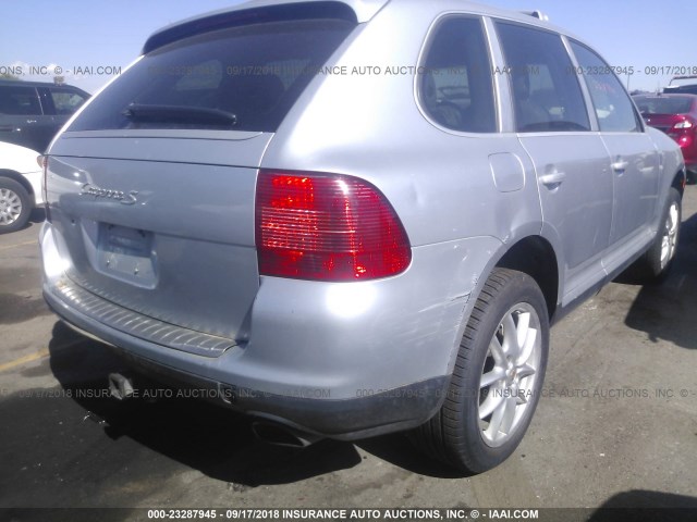 WP1AB29P34LA72517 - 2004 PORSCHE CAYENNE S SILVER photo 6