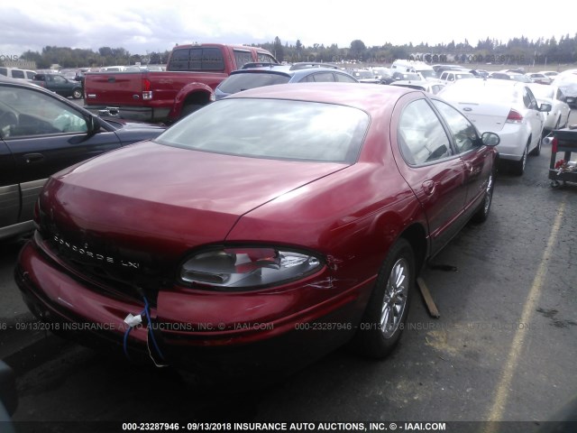 2C3AD36JX1H538815 - 2001 CHRYSLER CONCORDE LXI RED photo 4