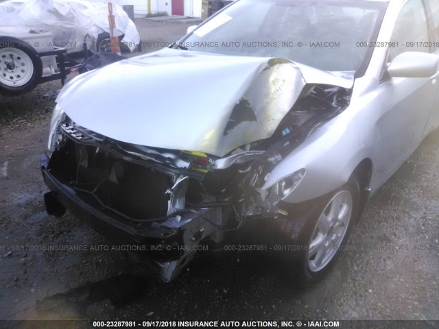 4T1BE46KX7U658725 - 2007 TOYOTA CAMRY NEW GENERAT CE/LE/XLE/SE SILVER photo 6