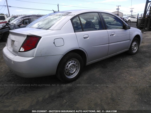 1G8AJ55F87Z169551 - 2007 SATURN ION LEVEL 2 银色 照片 4
