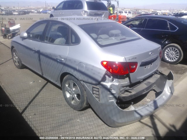 KMHDU4AD4AU976254 - 2010 HYUNDAI ELANTRA BLUE/GLS/SE SILVER photo 3